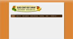 Desktop Screenshot of beavercountyfruit.com