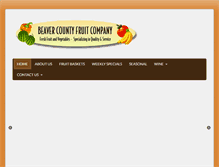 Tablet Screenshot of beavercountyfruit.com